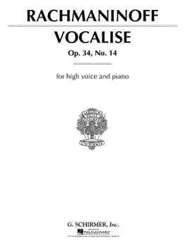 Vocalise Op. 34, No. 14 - High Voice HIGH VOICE