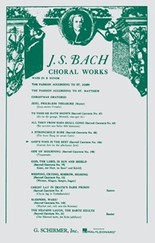 Cantata No. 106: God's Time is the Best Time by Bach Johann Sebastian for SATB