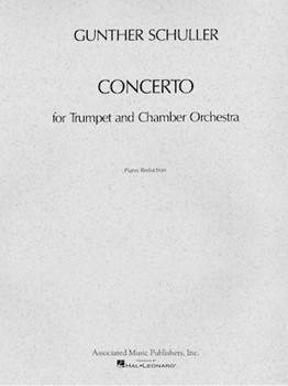Concerto by Schuller Gunther for Trumpet and Piano
