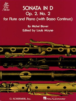 Sonata in D Major Op. 2 No. 2 by Blavet Michel for Flute