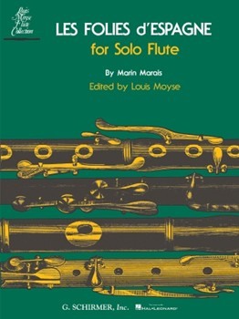 Les Folies D'Espagne by Marais Marin - Moyse Louis - for Flute Solo