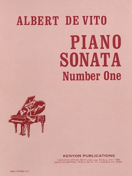 Piano Sonata #1 by De Vito Albert for Piano