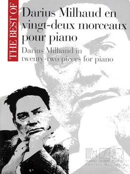 22 Pieces For Piano by Milhaud for Piano