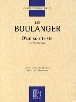 D'un Soir Triste by Boulanger Lili for Piano Trio