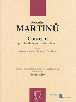 Concerto by Martinu Bohuslav - Ollivo Yann - for Oboe and Piano