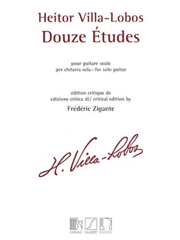 Heitor Villa-Lobos - 12 Études by Villa-Lobos Heitor for Guitar