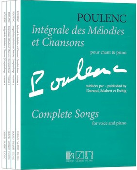 Complete Songs by Poulenc Francis for