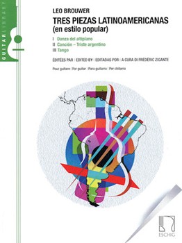 Tres Piezas Latinoamericas by Brouwer Leo for Guitar