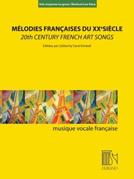 20th Century French Art Songs - Medium/Low Voice