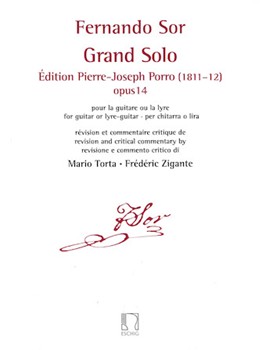 Grand Solo: Edition Pierre Porro (1811-12) Op. 14 by Sor Fernando for