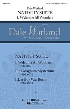 Welcome All Wonders by Warland Dale for SATB