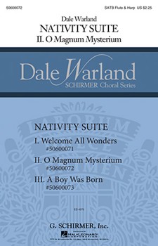 O Magnum Mysterium by Warland Dale for SATB