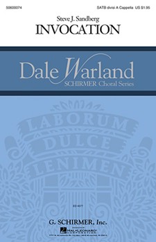 Invocation by Sandberg Steve J. for SATB divisi a cappella