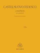 Ricordi Castelnuovo-Tedesco   Cantico - Piano Solo