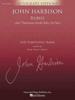 Rubies (After Thelonious Monk's Ruby, My Dear) [concert band] Score & Pa