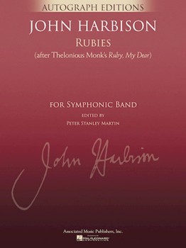 Rubies (After Thelonious Monk's Ruby My Dear) by Harbison John Thelonious Monk for Full Score