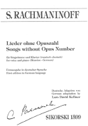 Songs Without Opus Number [vocal]