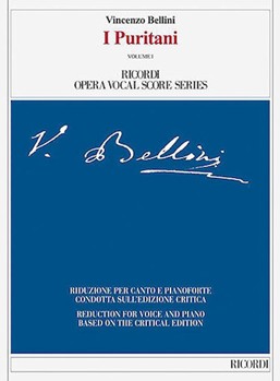 I Puritani by Bellini Vincenzo for Vocal Scor