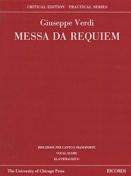 Messa da Requiem by Verdi Giuseppe for Vocal Scor
