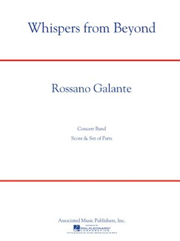 Whispers from Beyond [concert band] Galante Score & Pa