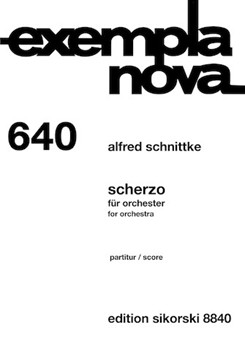 Scherzo for Orchestra by Schnittke Alfred for Study Score