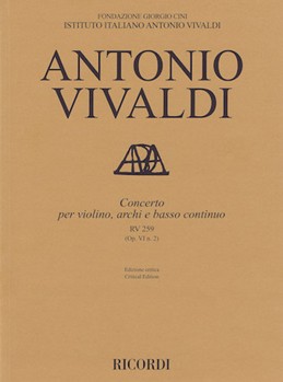 Concerto for Violin Strings and Basso Continuo - RV 259 Op. 6 No. 2 by Antonio Vivaldi for