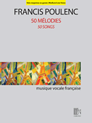 50 Melodies (50 Songs) [low voice] Poulenc Vocal