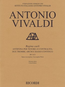 Regina Caeli RV 615 - Antiphon for Trumpet Strings and Low Brass by Vivaldi Antonio Lucio for Score