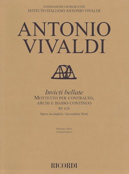 Invicti Bellate - Mottetto RV628 by Vivaldi Antonio Lucio for Score