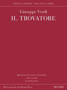 Il Trovatore by Verdi Giuseppe for Vocal Scor