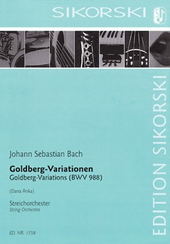 Goldberg Variations BWV988 by Bach Johann Sebastian - Anka Dana - for Study Score