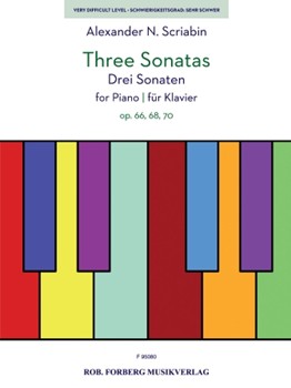 Three Sonatas for Piano by Scriabin Alexander for Piano