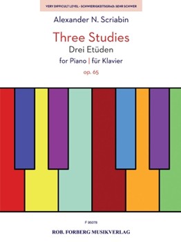 Three Studies for Piano Op. 65 by Scriabin Alexander for Piano