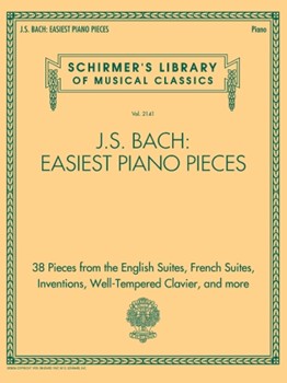 G Schirmer Johann Sebastian Bac   J.S. Bach: Easiest Piano Pieces