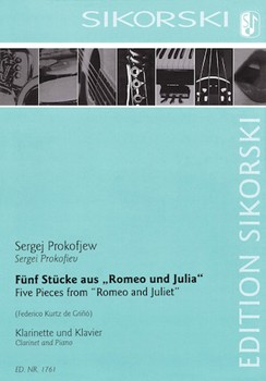 5 Pieces [clarinet] Prokofiev