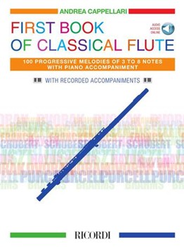 First Book Of Classical Flute by Various - Cappellari Andrea - for Flute w/ Audio