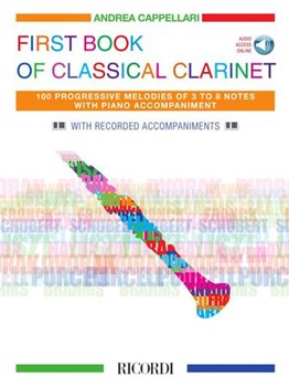 First Book of Classical Clarinet by Various - Cappellari Andrea - for Clarinet w/Audio