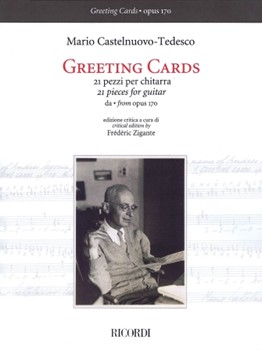 Greeting Cards by Castelnuovo-Tedesco Mario for Guitar