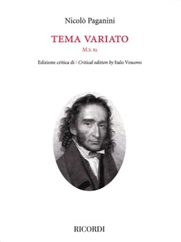 Paganini - Tema Variato M.S. 82, for Violin