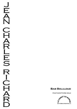 Bab Boujloud by Richard Jean-Charles for Alto Saxophone