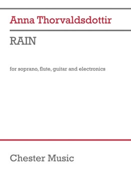 Rain by Thorvaldsdottir Anna for Chamber Ensemble