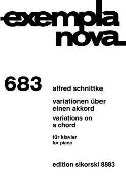 Variations On A Chord by Schnittke Alfred for Piano