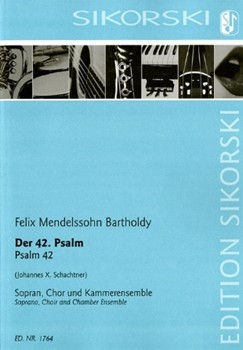 Psalm 42 by Mendelssohn Felix for Score