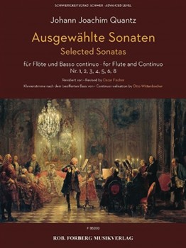 Selected Sonatas Flute and Basso Continuo by Quantz Johann Joachim - Fischer Oscar - for Flute and Piano