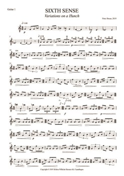 Sixth Sense - Variations on a Hunch by Bruun Peter for