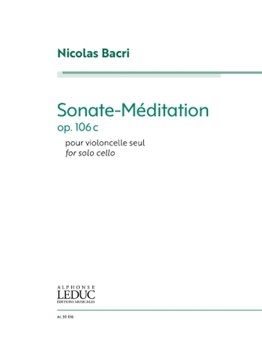 Sonate-Meditation Op. 106c by Bacri Nicolas for