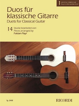 Duets for Classical Guitar Volume 1 - 14 Pieces Arranged for 2 Guitars by Various - Fabian Payr - for