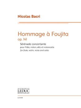 Hommage a Foujita - for Flute, Violin, Viola and Cello Score and Parts