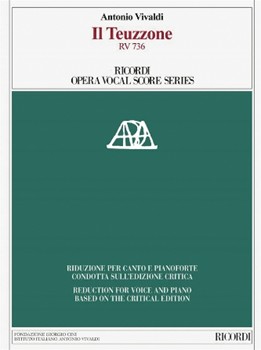 Il Teuzzone RV 736 - Critical Edition Vocal Score by Antonio Vivaldi for