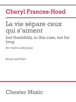 La Vie Separe Ceux Qui S'aiment - Violin and Piano